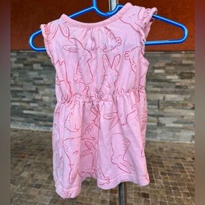 🔴$3 sale bundle only Pink Bunny print Dress (Easter dress)